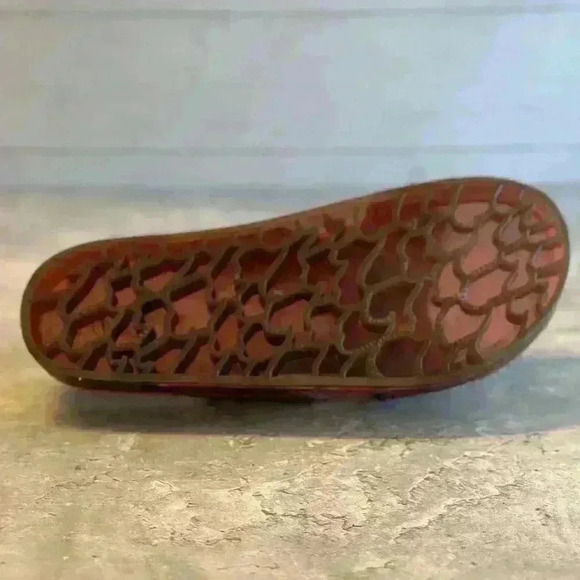 J Crew Slides Women's Cheetah Leopard Animal Print Rubber Sandals Sz 8 - Picture 8 of 9